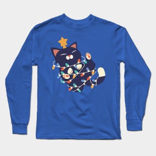 Christmas Kitty Long Sleeve T-Shirt